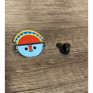 Disney Trading Pin Badge Mickey Mouse Adventureland Tiki God Blue Orange